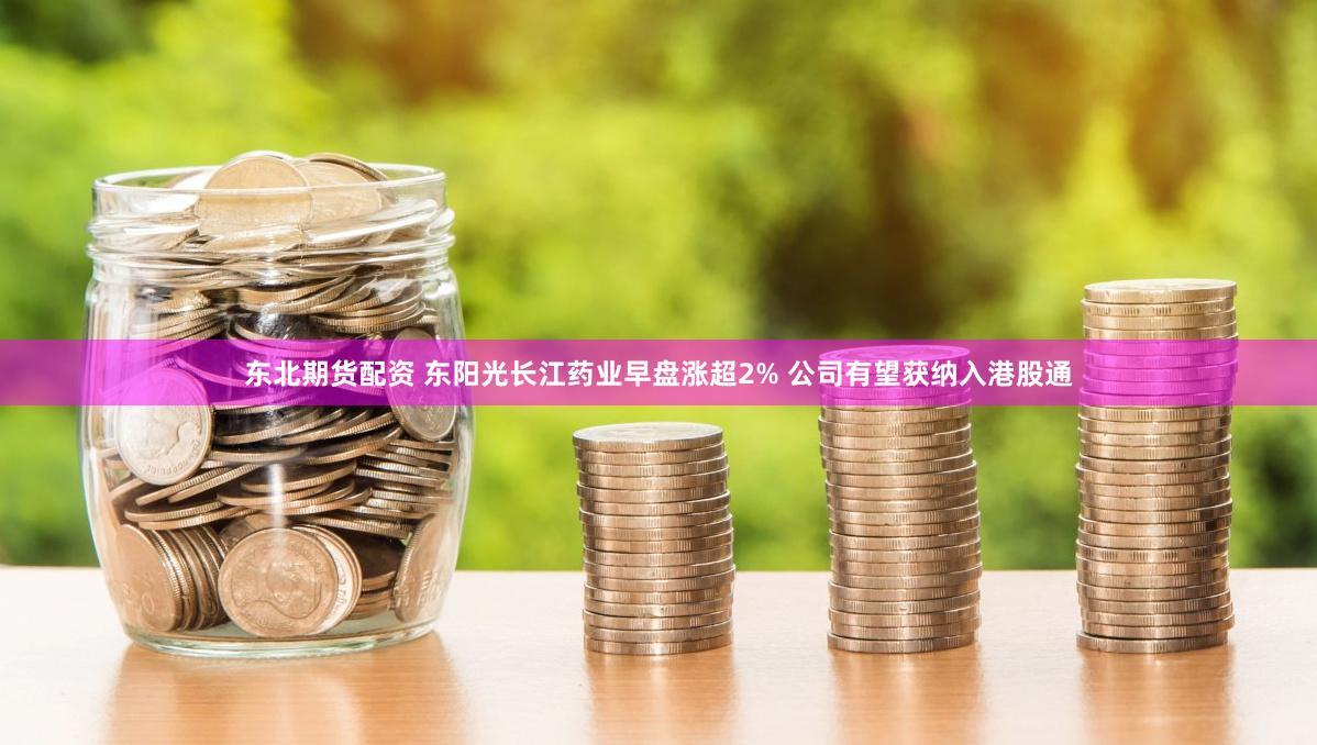 东北期货配资 东阳光长江药业早盘涨超2% 公司有望获纳入港股通